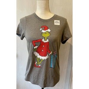 NWT Old Navy Women's Juniors' Grinch Christmas T-shirt Size XS